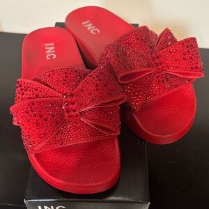 INC International Concepts Red Sandals